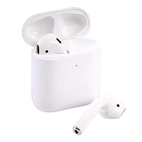 Блютуз Навушники Apple AirPods 2 Wireless Charging Bleutooth Гарнітура Червоний Чохол