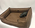 Лежанка для собаки, кота, лежак для собаки, кота, спальне місце МЕБЛЕВА ЗНОСОСТІЙКА ТКАНИНА, фото 8