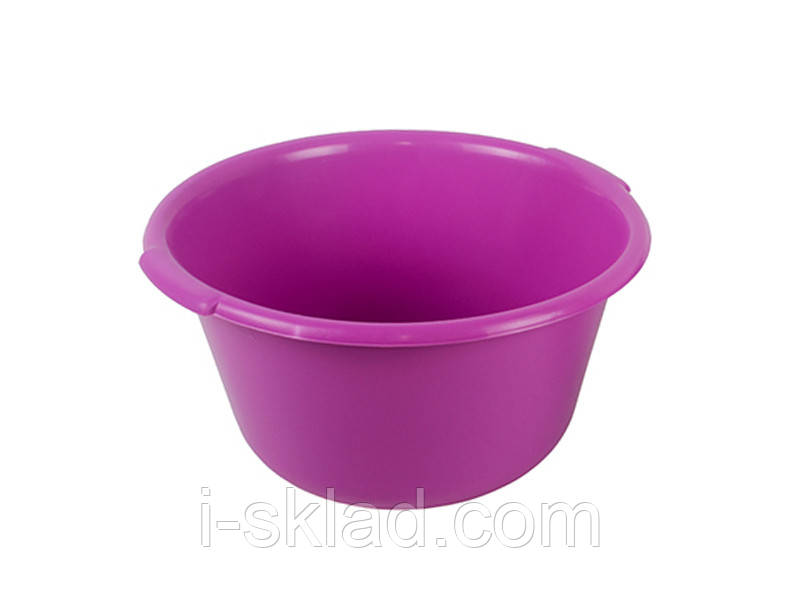 Миска кругла IL-PE 7 л Серый металлик