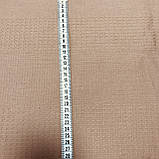 Вафельна тканина однотонна кавова, ширина 52 см, фото 4