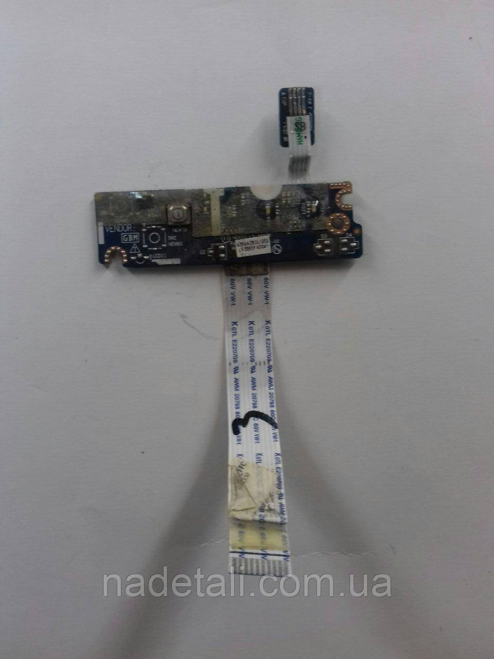 Плата кнопка ВКЛ Acer Aspire 5552, 5552G LS-5893P, фото 1