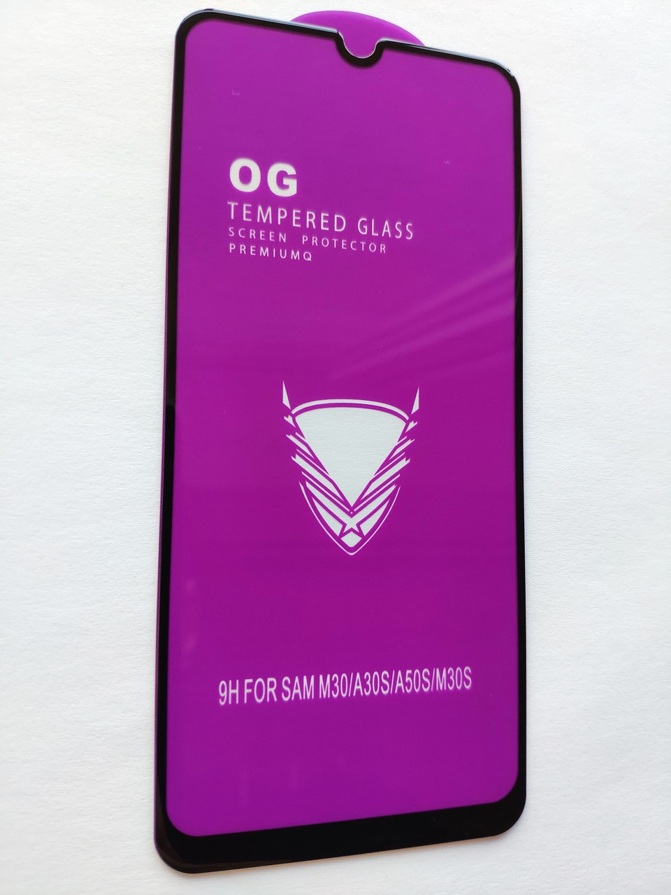 Захисне скло OG для Samsung M30S 2019 Full Glue Чорне