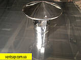 Грибок (парасолька) діаметр 110 мм. оцинковка 0,5 мм., вентиляція, димар, фото 2