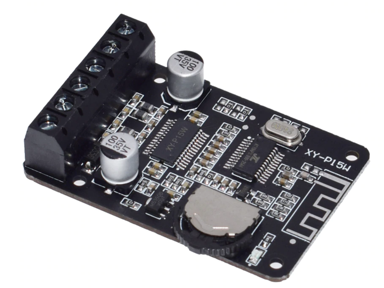 Аудіо підсилювач XY-P15W 10-30Вт 8-24В з Bluetooth, стерео