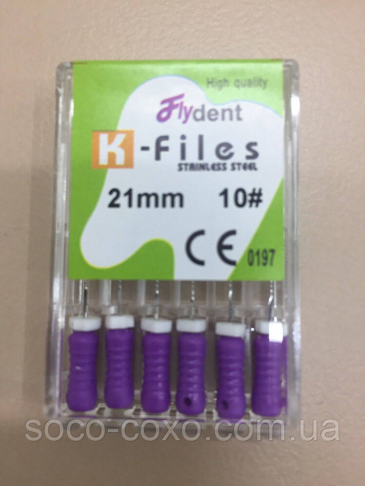 FlyDent K-файли 21 mm #10