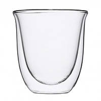 Склянка скляна з подвійними стінками тюльпан 250 мл