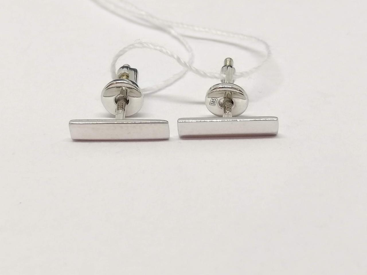 Золоті сережки-пуссети. 110608Б, фото 1