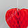 Підвіска-стільники "Серце", червона, 20 см (d20), фото 2