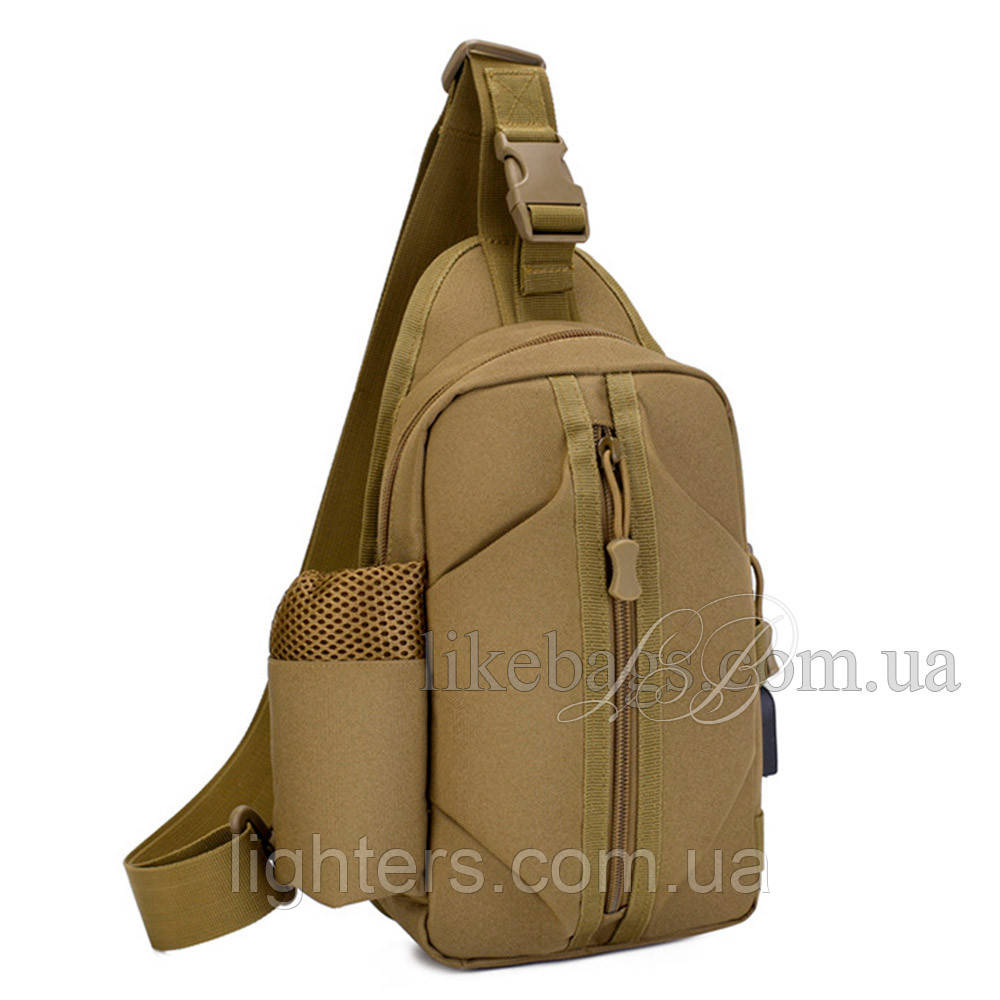Армійська сумка бананка хакі 3л LG-447, фото 1