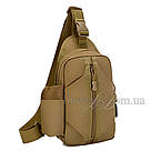 Тактичоскка армійська сумка бананка сіра 3 л LG-448, фото 4