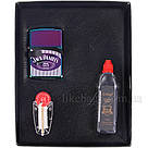 Бензинова запальничка хамелеон в наборі Platinum, фото 3