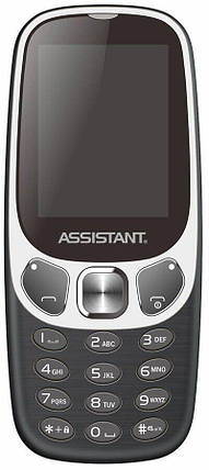 Телефон Assistant AS-203 Black Гарантія 12 місяців, фото 2