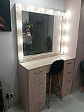 Дзеркало стіл для візажиста А239, фото 2