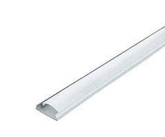 КОМПЛЕКТ!!! Профіль LED BIOM ЛПФ-5 накладний алюміній анодований + розсіювач матовий, (палиця 2м)