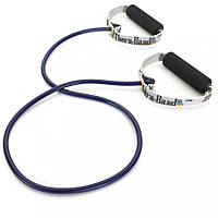 Еспандер з м'якими ручками, джгут Thera-Band 122 см навантаження 3,9 кг синій T 73