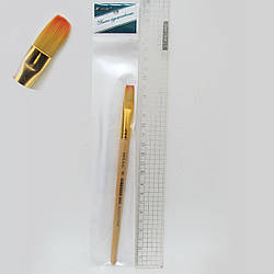 Пензлик нейлон № 8 плоский