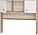 Надбудова для столу Соната ЕВЕРЕСТ Венге темний + Білий (110х25х96 см), фото 3