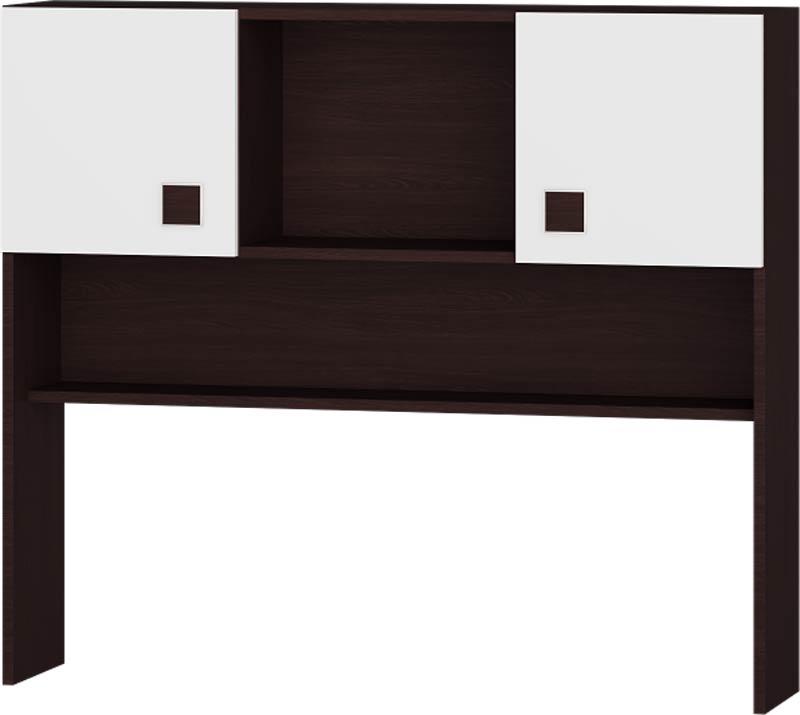 Надбудова для столу Соната ЕВЕРЕСТ Венге темний + Білий (110х25х96 см)