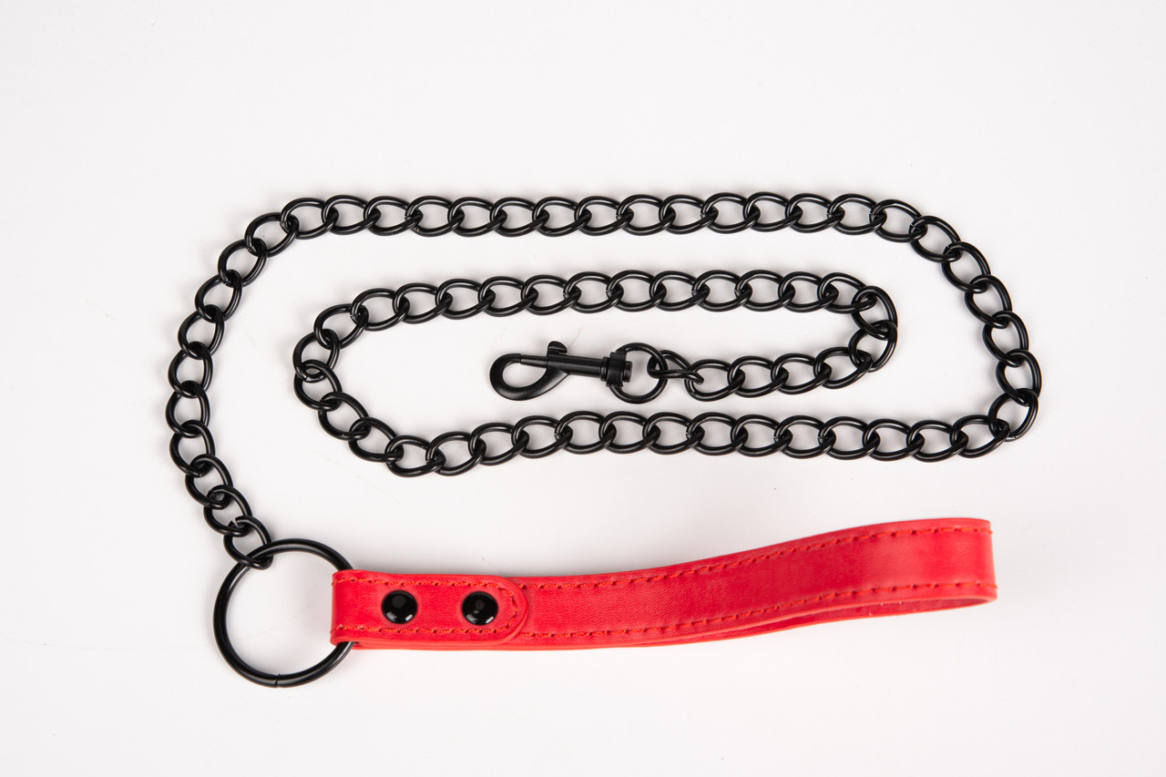 ПОВІДЕЦЬ НА ЛАНЦЮЖКУ колір червоний, фото 1