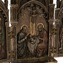 Статуетка Veronese Ікона 2х стулчаста, складень 22х11х5 см 76727 триптих фігурка веронезе VE, фото 4