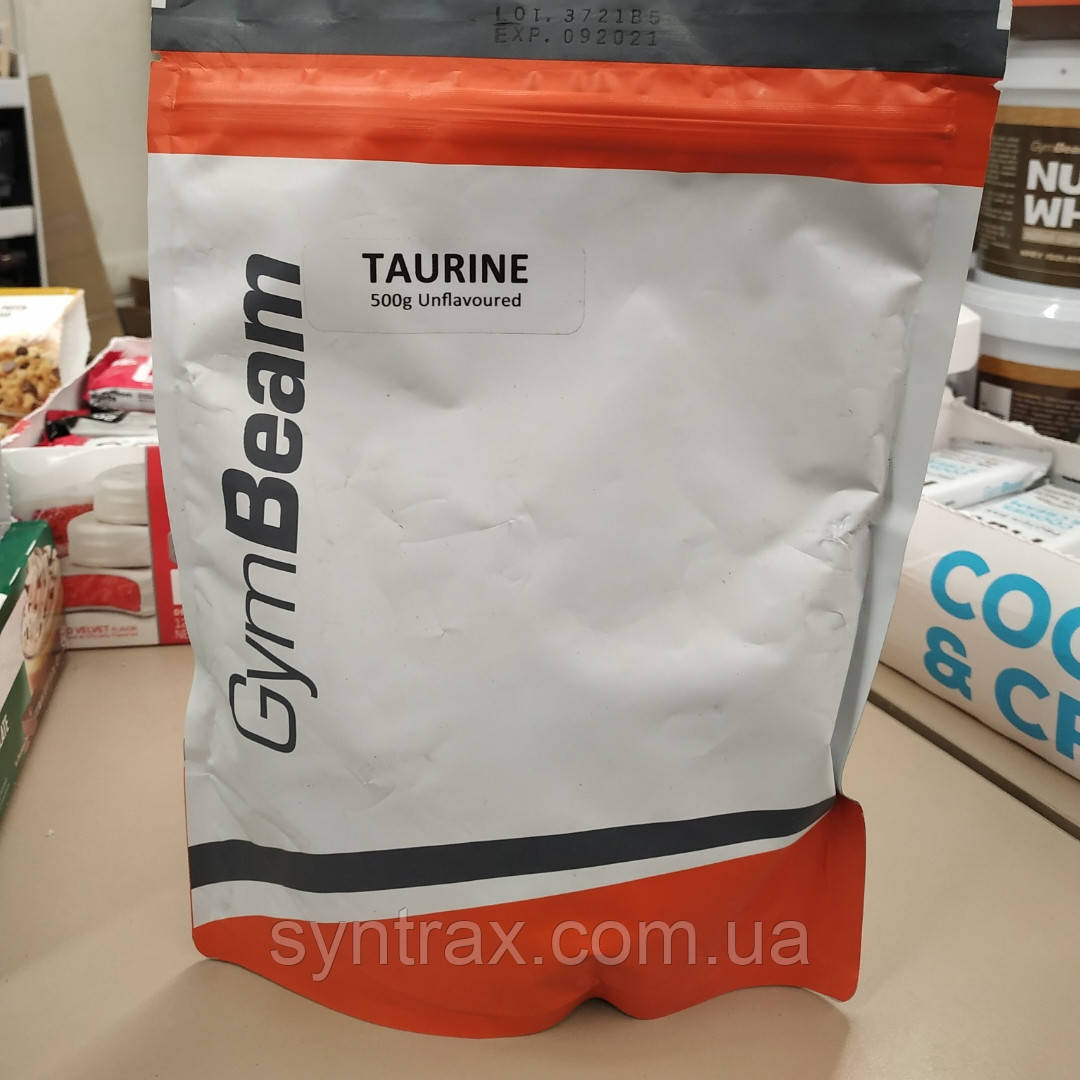 GymBeam Taurine 500 g pure таурін в порошку