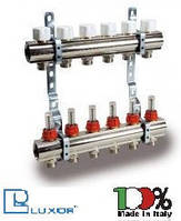 Коллекторная група Luxor с расходомерами и термо клапанами 11 выходов