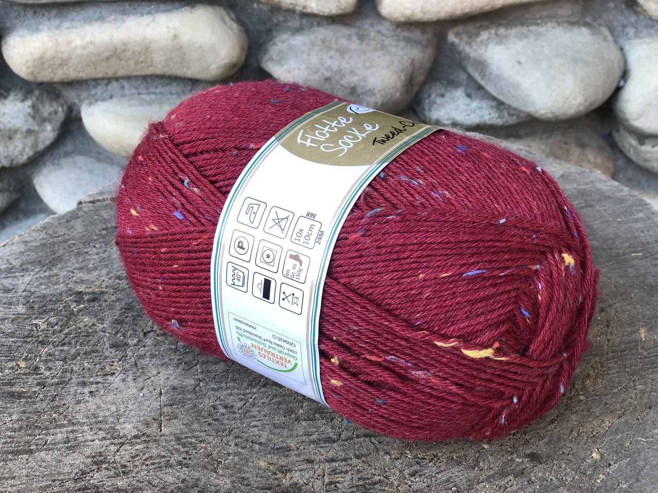 Носкова пряжа Rellana Flotte Socke Tweed Classic 6f 150 г/375м, фото 1