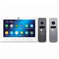 Комплект відеодомофону NeoLight ALPHA HD / Solo FHD Silver