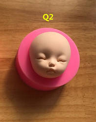 Силіконовий молд "Обличчя" Q2