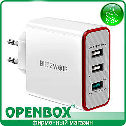 Зарядний Пристрій BW-PL2 30W 3xUSB QC3.0 (Quick Charge)