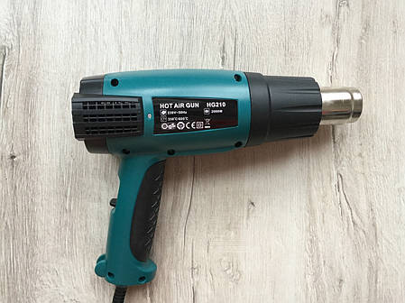 Фен Технічний Euro Craft HG210 в кейсі 2000Вт, фото 2