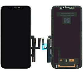 Дисплей для iPhone 11 (Айфон 11), модуль (екран і сенсор) з рамкою, оригінал, переклеєне скло
