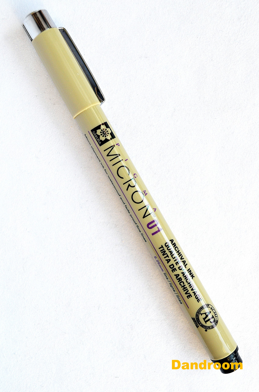 Лінер PIGMA Micron (01), 0,25 мм, Чорний, Sakura, фото 1