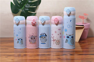 Термос із поїльником Сови дитяча термокухоль 500 мл