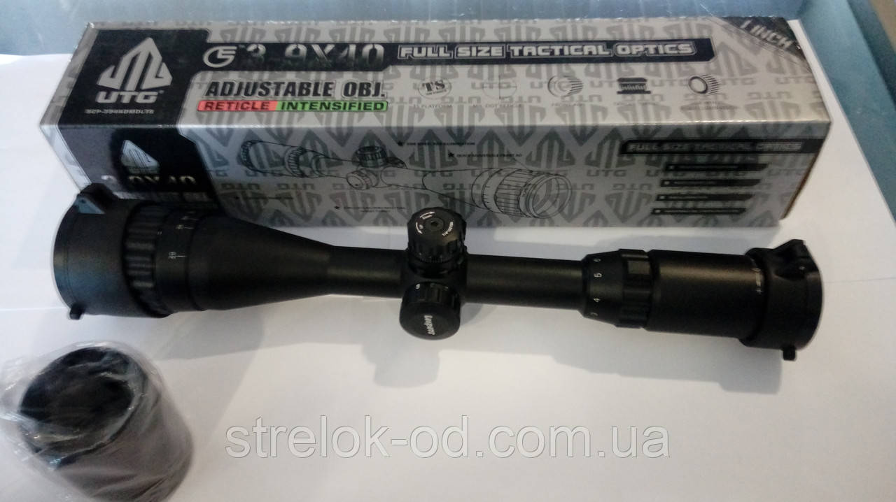 Оптичний приціл UTG Leapers 3-9x40 AO Full Size (SCP-394AOMDLTS), фото 1