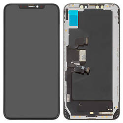 Дисплей для iPhone XS, модуль у зборі (екран і сенсор), з рамкою, чорний, оригінал, знятий із телефона