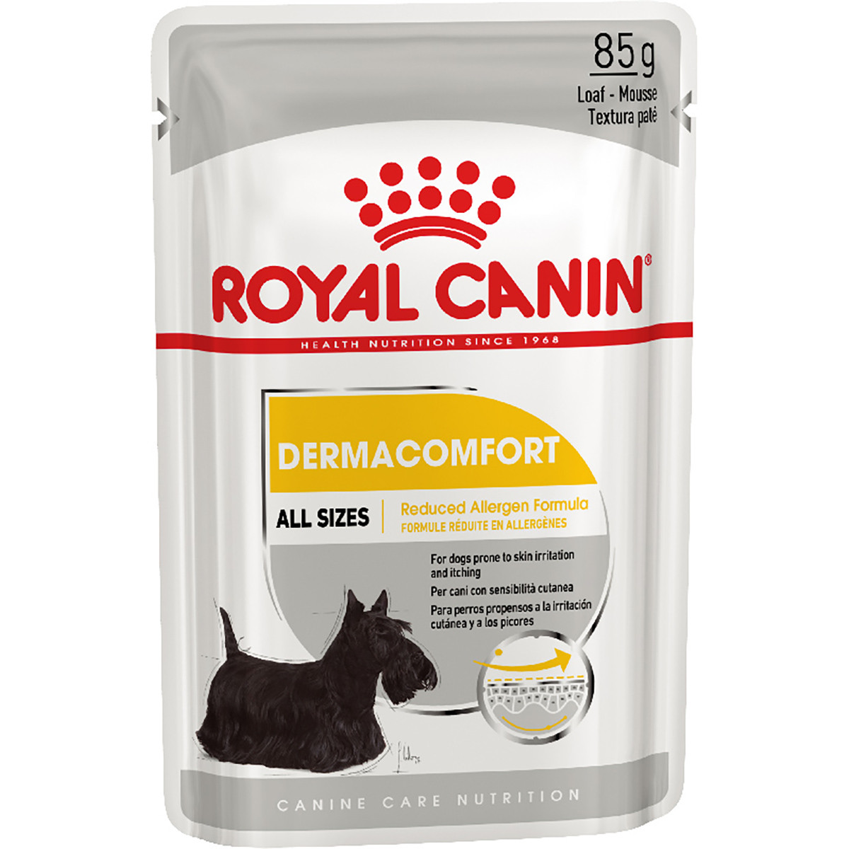 Паучі Royal Canin Dermacomfort Loaf 85 г (в пакованні 12 шт.)