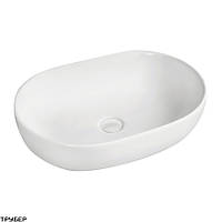 Раковина на столешницу DEVIT LAGUNA 1011110 с керамическим донным клапаном (2 пак)