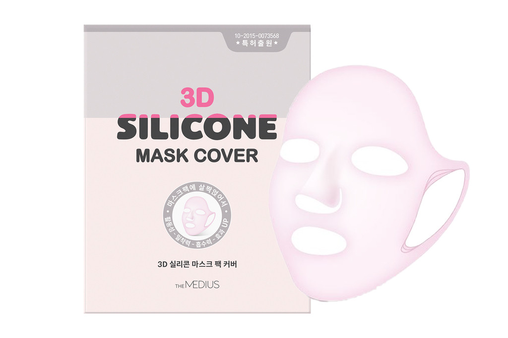 Маска для обличчя багаторазова фіксуюча силіконова The Medius 3D Silicone Mask Cover (136243)