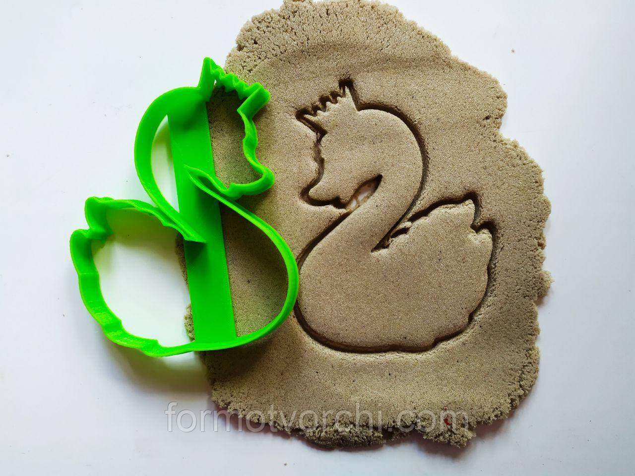 3D формочки-вирубки для пряників "Лебідь 3"