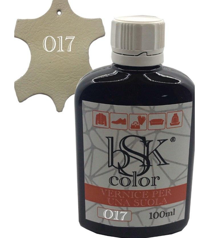 Фарба для шкіри колір брудно-бежевий bsk-color 100 мл