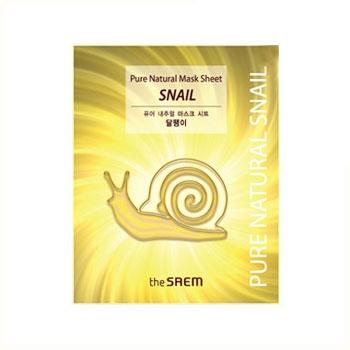 Маска для обличчя тканинна з муцином равлика The Saem (116272)