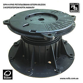 Buzon DPH-4-PH5 h77-108мм. Регульована опора з коректором ухилу. Гвинтова поліпропіленова опора для терас