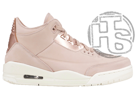 Жіночі кросівки Air Jordan 3 Retro Particle Beige AH7859-205, фото 1