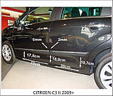 Молдинги на двері для Citroen C3 II 2009-2016, фото 4