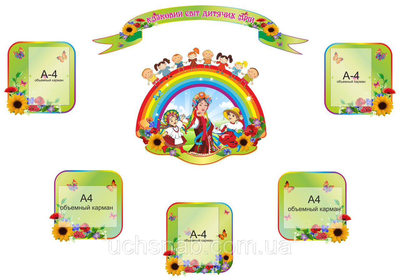 Комплект стендів - Казковий світ дитячих мрій (візитна карточка), фото 1