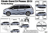 Молдинги на двері для Citroën C4 Grand Picasso II 2013-2022, фото 5