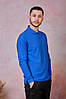 Чоловіча футболка-поло POLO REGULAR MAN LS синій колір (RB), фото 4