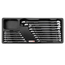 Набір рожково-накидних ключів 6-24мм 16 од. (в ложементі) TOPTULPRO GAAT1602