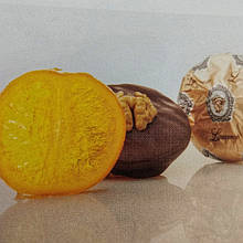 Грецькі шоколадні цукерки Laurense Апельсин-грецький горіх